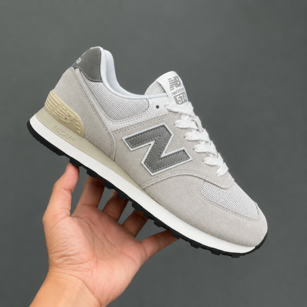 New Ballance 574 Grey White
